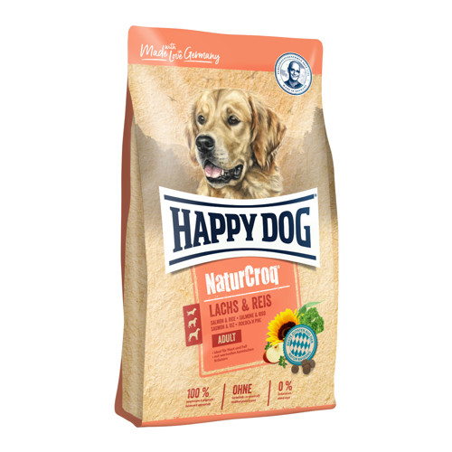 Happy Dog NaturCroq Lachs & Reis 12 Kg (losos & ryža)