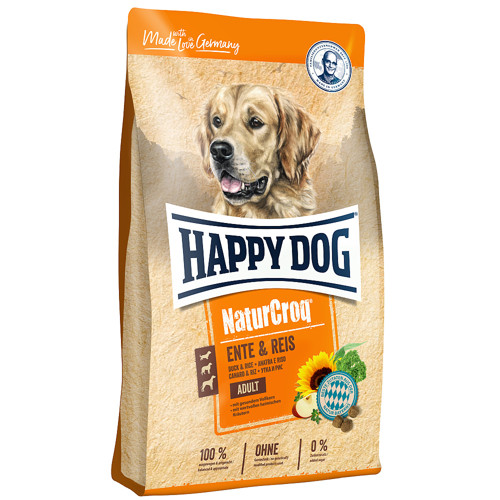 Happy Dog NaturCroq Ente & Reis 12 kg (kačica & ryža)