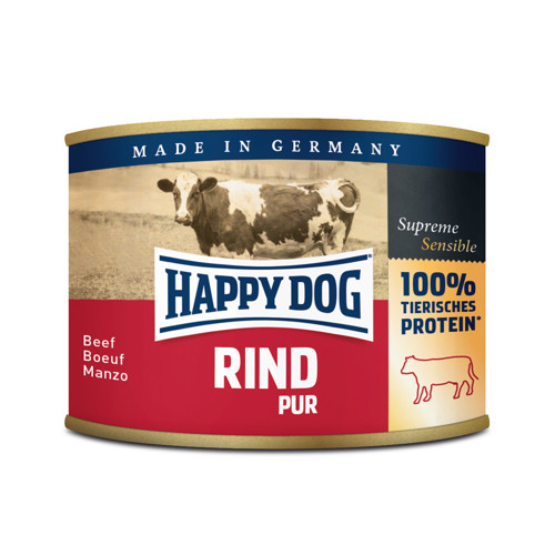 Happy Dog Rind Pur 200 g (100% hovädzie mäso)