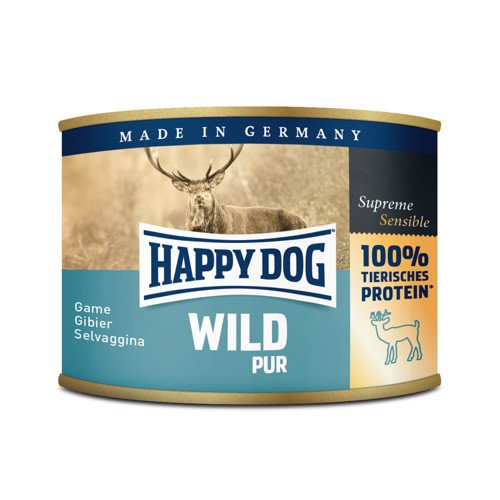 Happy Dog Wild Pur 200 g (100% mäso zveri)