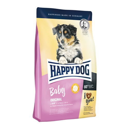 Happy Dog PUPPY Original 4 kg (od 4. týždňa do 6. mesiaca = 1. fáza) bezlepková receptúra