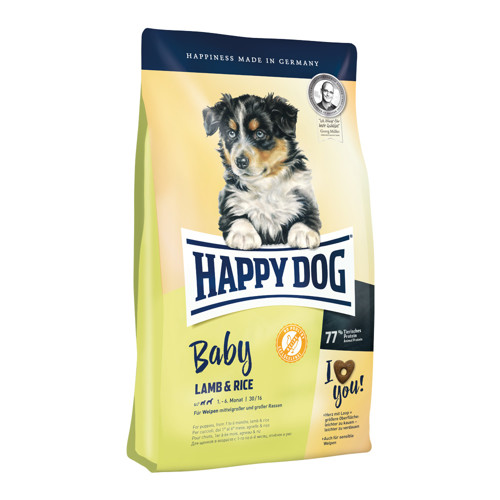 Happy Dog PUPPYLamb & Rice 4 kg (od 4. týždňa do 6. mesiaca = 1. fáza) jahňacina & ryža