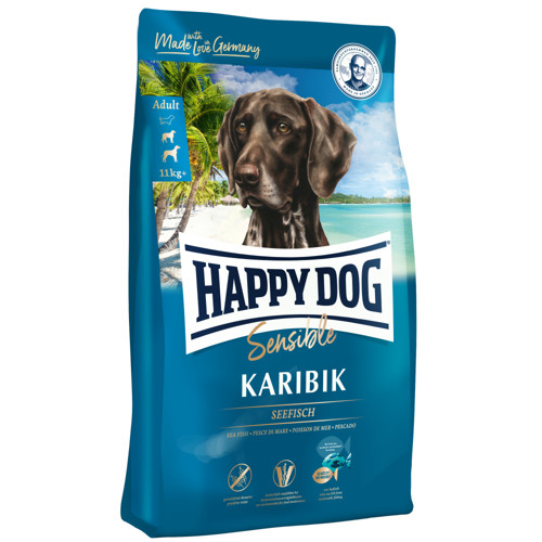 Happy Dog Karibik 4 kg (morské ryby & zemiaky) bez lepku a bez obilia