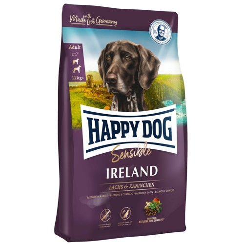 Happy Dog Ireland 12,5 kg (losos & králik) bez pšenice