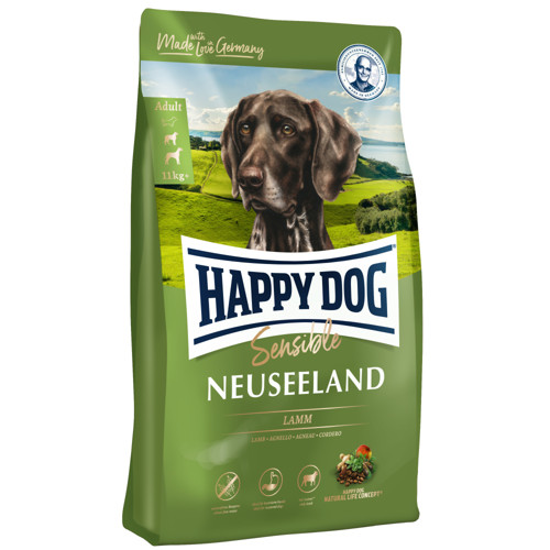 Happy Dog Neuseeland 4 kg (jahňacina & ryža)bez lepku a bez pšenice
