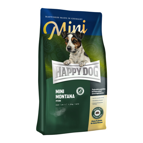 Happy Dog Mini Montana 1 kg (konské mäso & zemiaky) bez obilia