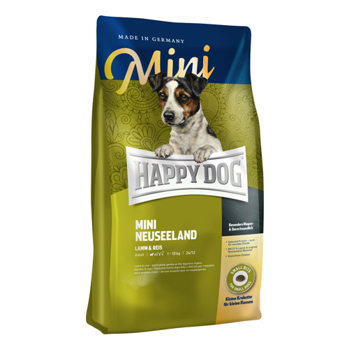 Happy Dog Mini Neuseeland 1 kg (jahňacina & ryža) bez lepku