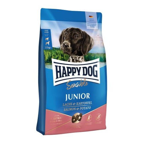 NEW Happy Dog Junior Salmon & Potato 10 kg (losos & zemiaky)