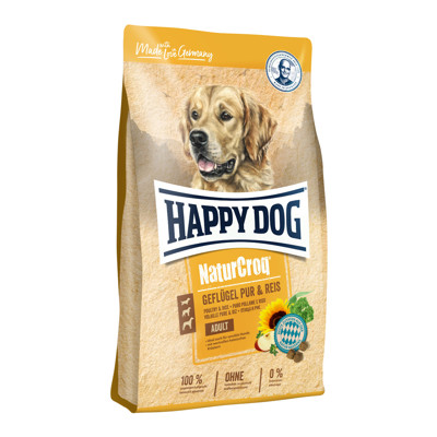Happy Dog NaturCroq Geflügel Pur & Reis 4 kg 